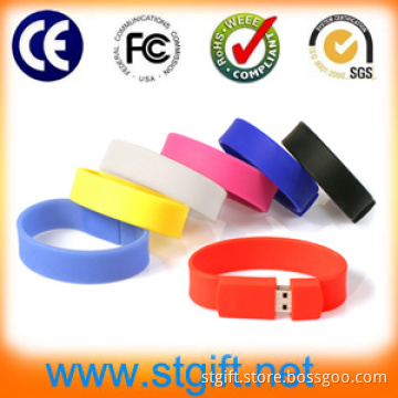 Silicone USB Bracelet with OEM USB Logo